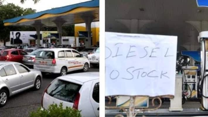 சென்னையில் டீசல் தட்டுப்பாடு..! பெட்ரோல் பங்க்குகளின் அறிவிப்பால் வாகன ஓட்டிகள் அதிருப்தி..!