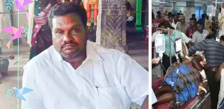 கடலூரில் பரபரப்பு..! பாமக முன்னாள் பிரமுகருக்கு அரிவாள் வெட்டு… 4 பேர் கைது…!