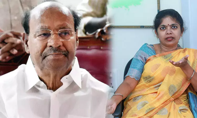 அன்புமணி ஆதரவாளர் திலகபாமா பொருளாளர் பதவியில் இருந்து நீக்கம்..!! – ராமதாஸ்