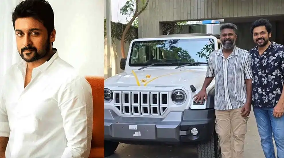 ‘96’ இயக்குனரின் கனவை நிறைவேற்றிய சூர்யா..!! இன்ப அதிர்ச்சியில் பிரேம்குமார்..!! Mahindra Thar பரிசு..!! விலை எவ்வளவு தெரியுமா..?