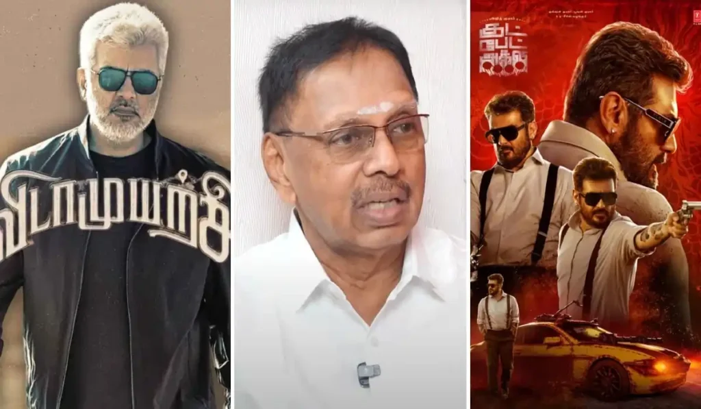 குட் பேட் அக்லி படத்தால் கதறும் தயாரிப்பாளர்கள்..!! இந்த உருட்டு எல்லாம் பொய்..!! உடைத்து பேசிய திருப்பூர் சுப்பிரமணியம்..!!