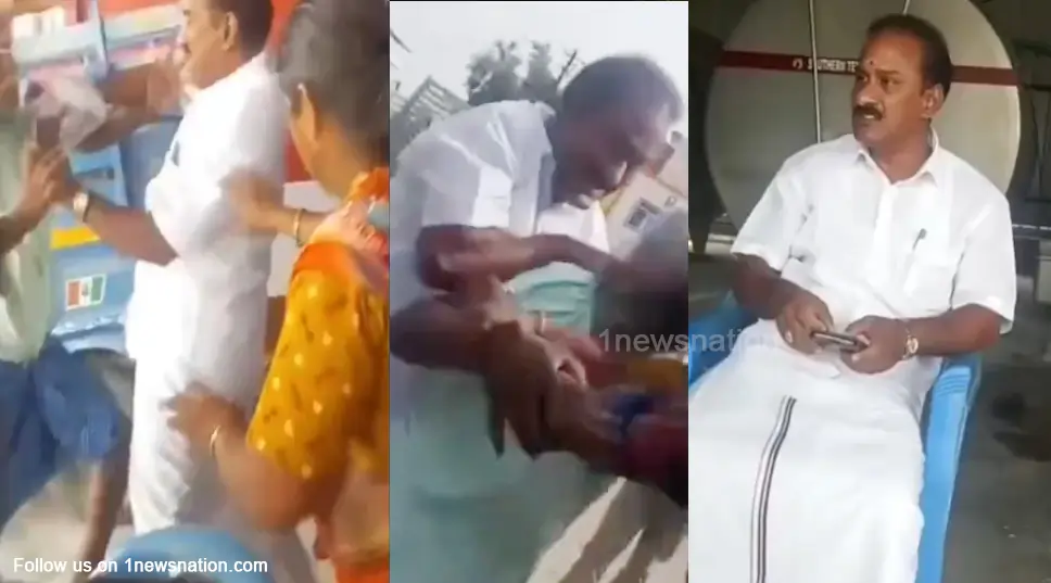 திக்.. திக்..! இரக்கமின்றி பெண்களையும் அடித்த அதிமுக நிர்வாகி…! விபத்துக்கு நியாயம் கேட்க சென்ற நரிக்குறவர்கள்..! வைரல் வீடியோ…!