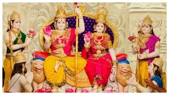 அயோத்தியில் கோலாகலம்!. பளிங்கு சிம்மாசனத்தில் ராமர்-சீதா!. ராமர் தர்பாரின் உருவப்படங்கள் வெளியானது!.