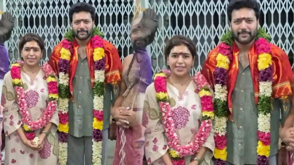 “ஓஹோ.. கல்யாணமே பண்ணிட்டாங்களா”..? வைரலாகும் ரவி மோகன் – கெனிஷாவின் திருமண புகைப்படம்..?