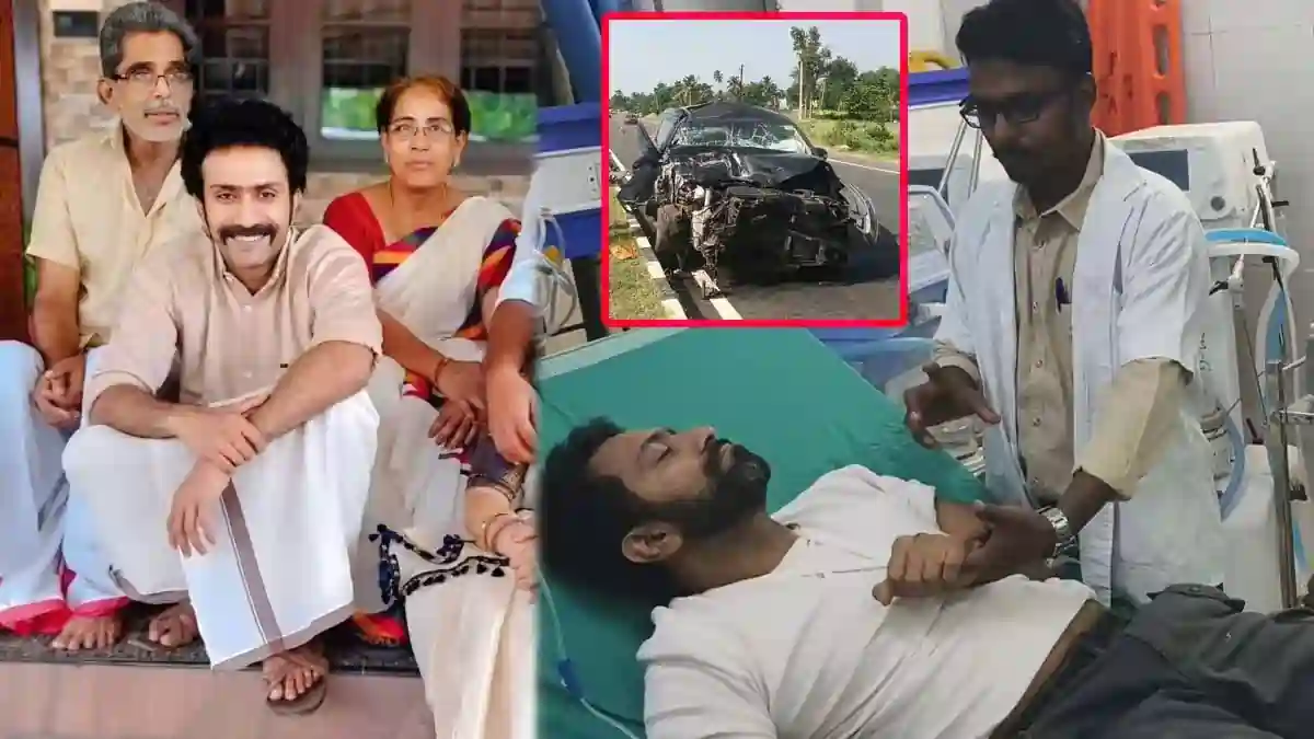 Shine Tom Chacko suffers injuries father dies in car accident on Salem Bengaluru National Highway