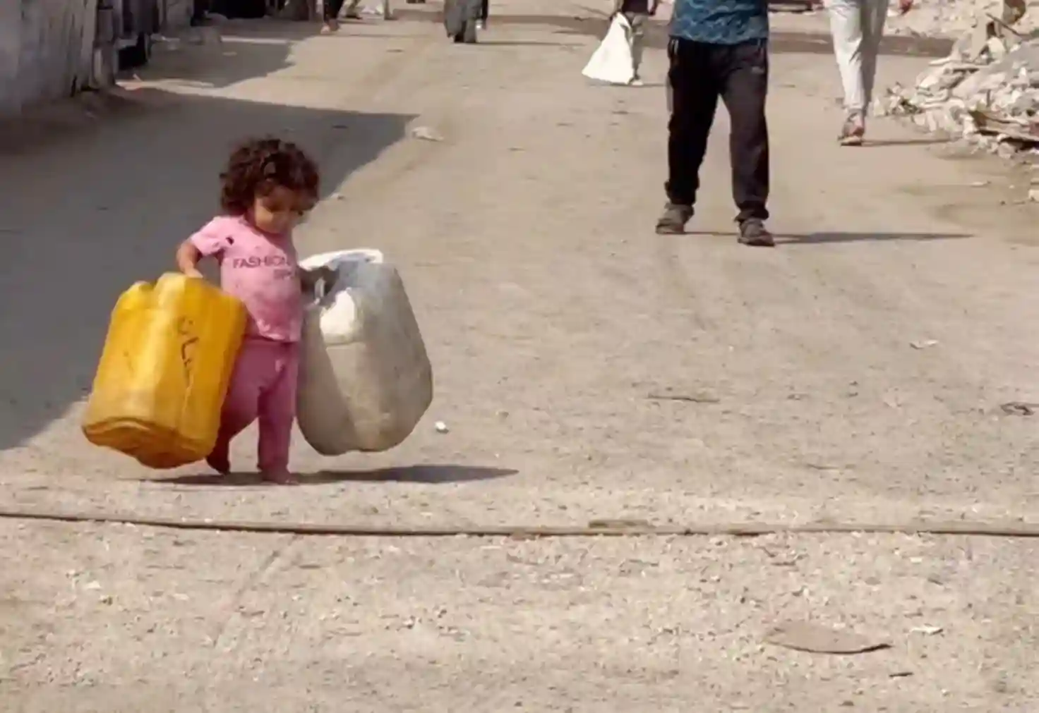 gaza 2 year old child water 11zon