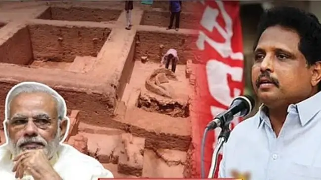 கீழடி பற்றிய உண்மைக்காக தொடர்ந்து வேட்டையாடப்படுகிறார் அமர்நாத் இராமகிருஷ்ணன்.. மதுரை எம்.பி சாடல்..