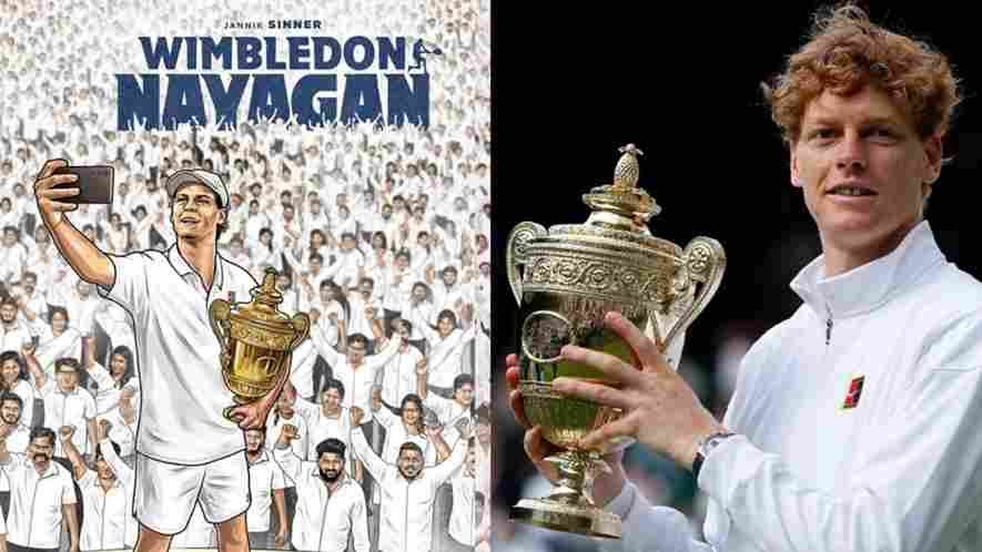 Jannik Sinner wins Wimbledon title 11zon முதல்முறையாக விம்பிள்டன் பட்டத்தை வென்றார் ஜானிக் சின்னர்!. விஜய் ஸ்டைலில் வைரலாகும் பதிவு!