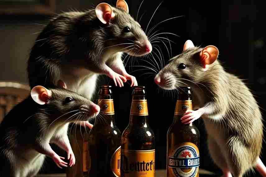 Rats 800 bottles liquor 11zon