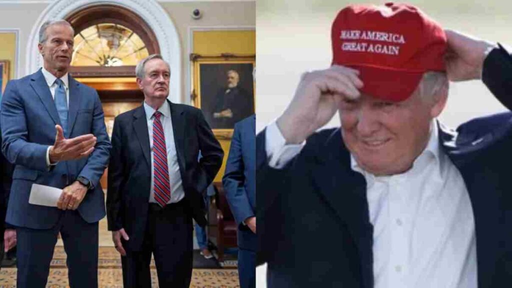 Senate passes Trumps big tax 1 டை பிரேக்கரில் வாக்களித்த ஜே.டி. வான்ஸ்!. கடும் எதிர்ப்புகளுக்கு மத்தியில் நிறைவேறியது டிரம்பின் வரி மசோதா!.