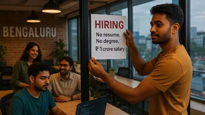 bengaluru startup offers rs 1 crore job without resume or degree 123150173 bengaluru startup offers rs 1 crore job without resume or degree 123150173