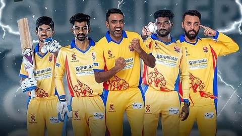 dindugal Dragons final 11zon TNPL 2025| விமல் குமார் சிக்சர் மழை!. சேப்பாக்கை வீழ்த்தி பைனலில் நுழைந்த திண்டுக்கல் டிராகன்ஸ்!.