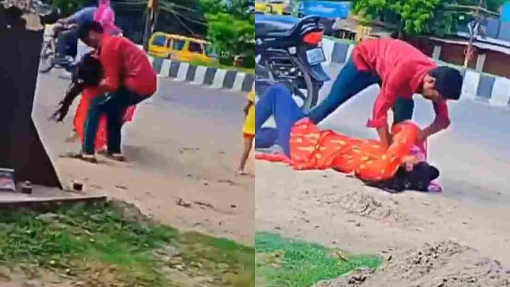 husband wife fight road 11zon