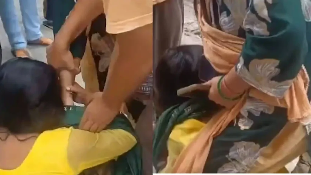 Kalesh 42 கள்ளக் காதலியுடன் ஜாலியாக இருந்த கணவர்.. நடுரோட்டில் புரட்டி எடுத்த மனைவி.. வைரல் வீடியோ..