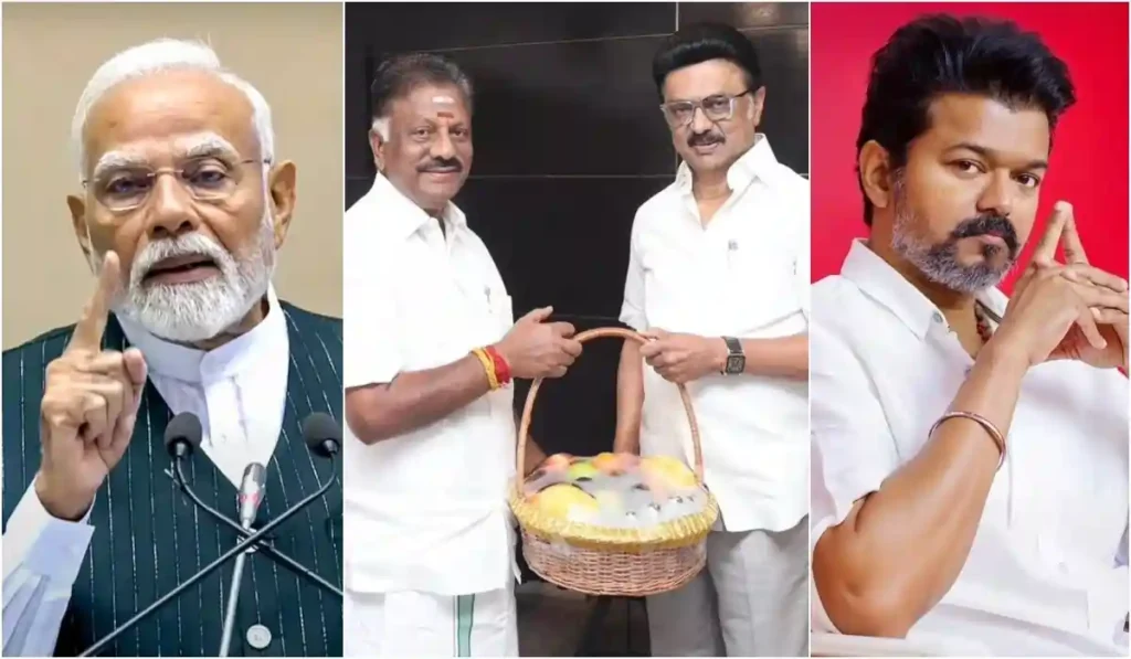 Modi stalin vijay NDA கூட்டணியில் இருந்து விலகிய ஓபிஎஸ்.. அடுத்த ஆப்ஷன் தவெகவா..? திமுகவா..?