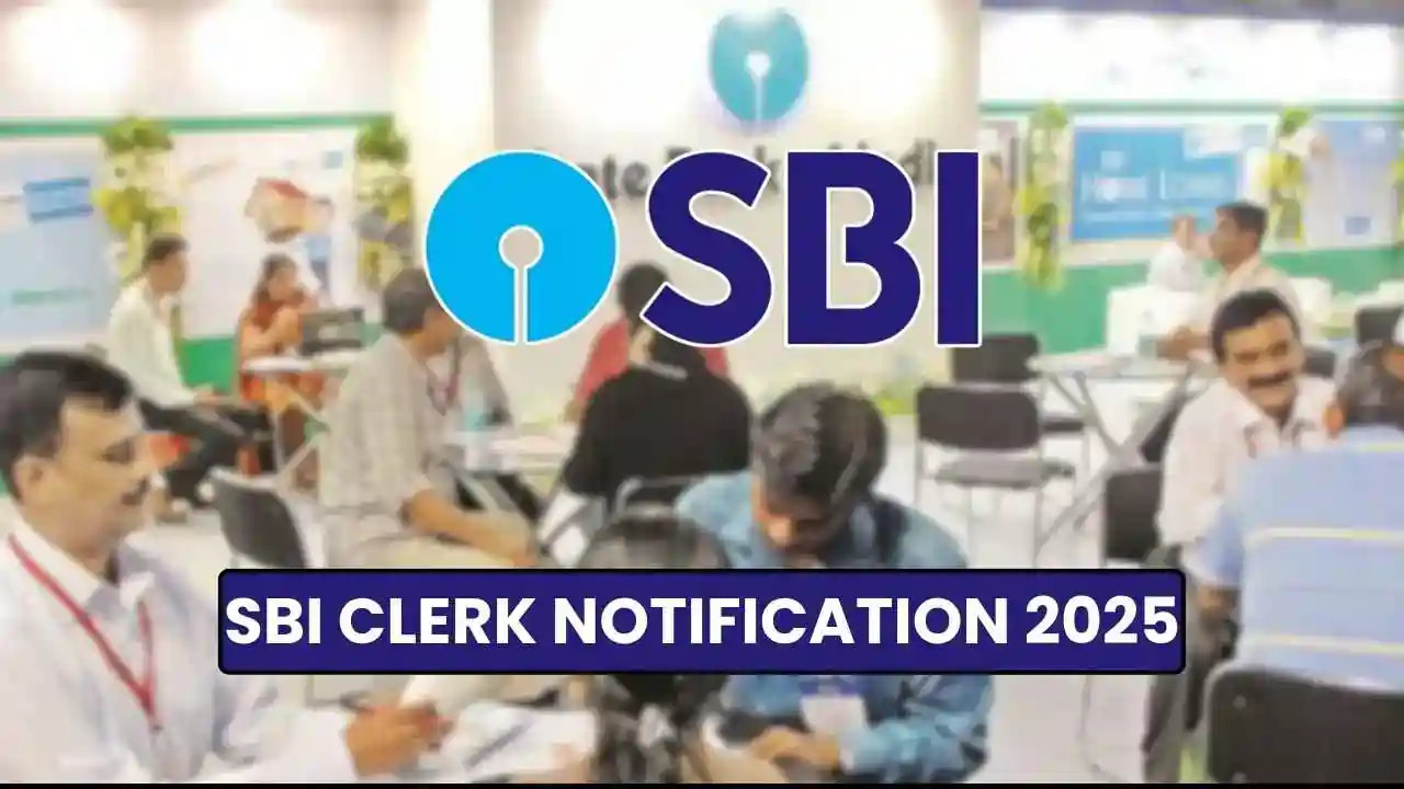 SBI Clerk Notification 2025 1