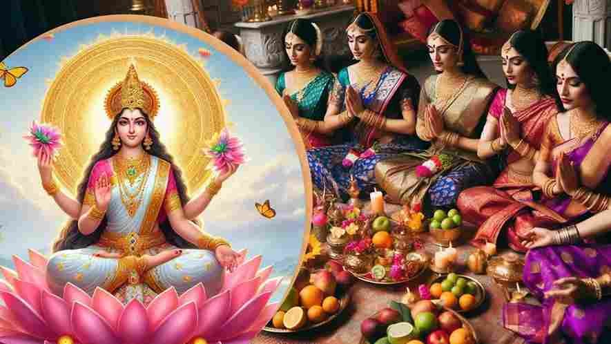 Varalakshmi Vrat 11zon இன்று வரலக்ஷ்மி விரதம்!. வீட்டில் 16 வகை செல்வங்களும் நிறைய இந்த விளக்கை ஏற்றி வழிபடுங்கள்!. நல்லநேரம்; பூஜை செய்யும் முறை இதோ!