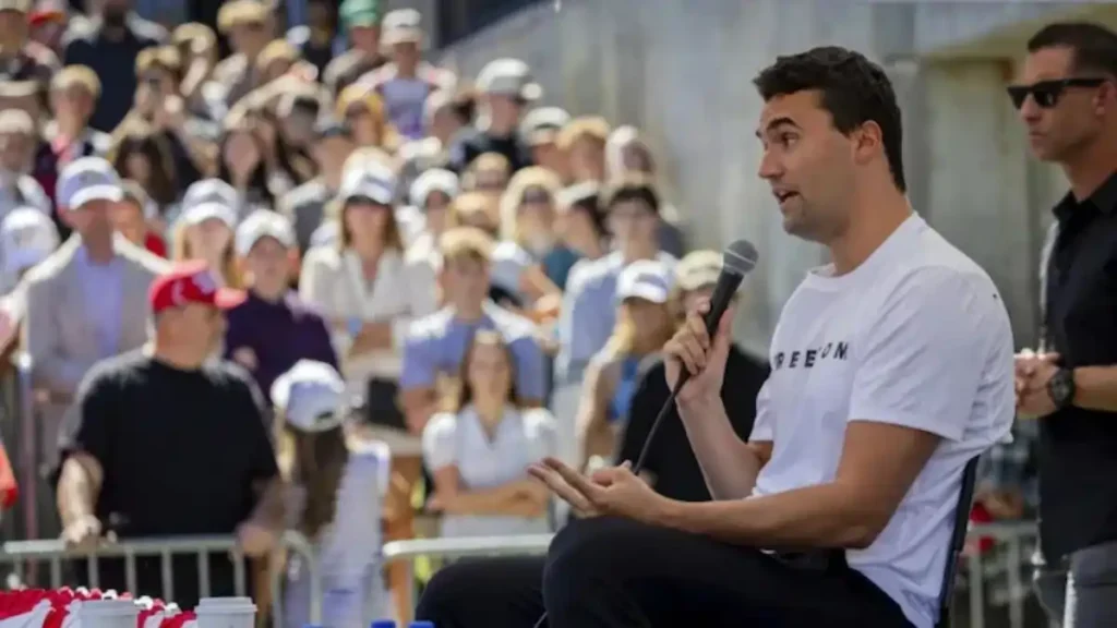 Charlie Kirk dies உட்டா கல்லூரி நிகழ்வில் துப்பாக்கிச்சூடு!. டிரம்பின் நெருங்கிய கூட்டாளி பலி!. நாடு முழுவதும் துக்கம் அனுசரிப்பு!.