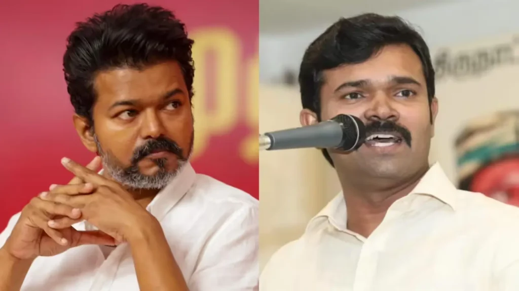Vijay 2025 3 பிஞ்சுக் குழந்தைகளின் மரணம் உனக்கு கவலை தரவில்லையா..? கொலை செய்துவிட்டு தப்பித்து ஓடிய விஜய்..!! விளாசிய சாட்டை துரைமுருகன்..!!