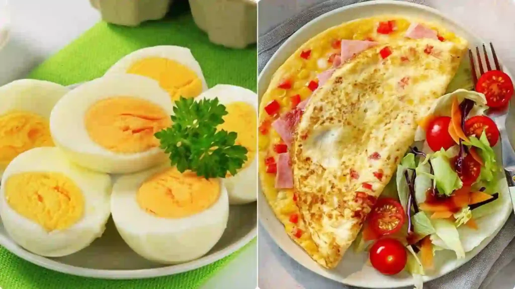 boil egg vs omelette