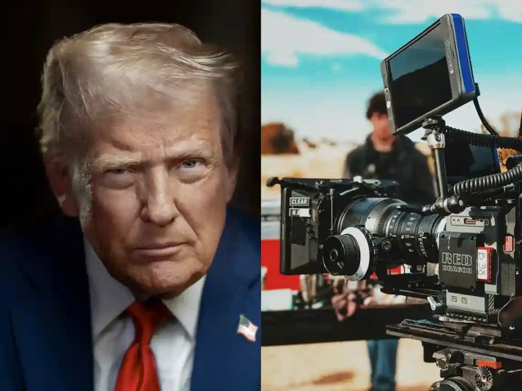 non American films 100 TAX அமெரிக்கரல்லாத படங்களுக்கு 100% வரி விதிப்பு!. “வெளிநாட்டிரால் எங்கள் திரைப்படத் துறை திருடப்பட்டுள்ளது”!. டிரம்ப் குற்றச்சாட்டு!