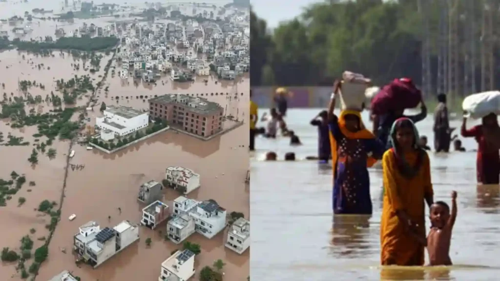 pakistan flood rain பாகிஸ்தான் வெள்ளம்!. 110 குழந்தைகள் உட்பட 1000க்கும் மேற்பட்டோர் உயிரிழப்பு!. பெரும் சோகம்!