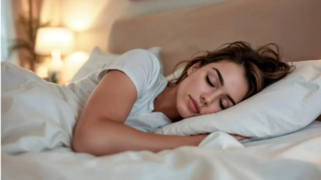 sleeping woman இந்தப் பக்கத்தில் தூங்கினால், உங்களுக்கு எந்த நேரத்திலும் மாரடைப்பு வரலாம்!. இந்த தவறை செய்யாதீர்கள்!