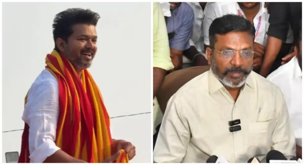 vijay thiruma “விஜய் மீது வன்மம் இல்லை.. அவரை கைது செய்ய வலியுறுத்தவில்லை..” திருமாவளவன் பரபரப்பு பேட்டி!