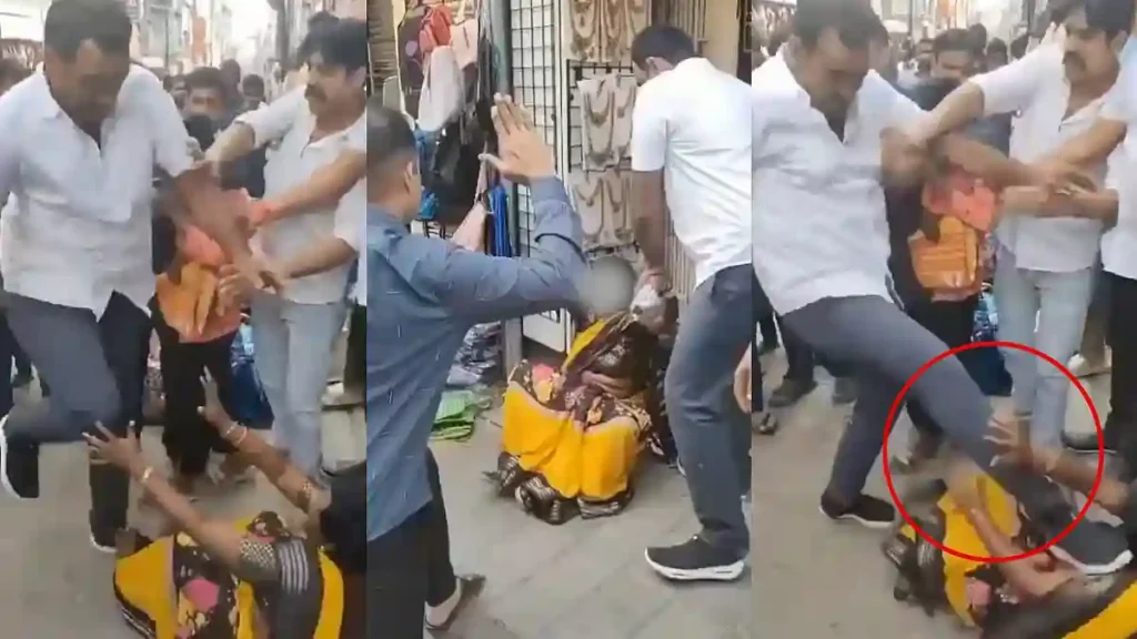 பெண்ணை அடித்து, எட்டி உதைத்து, கொடூரமாக தாக்கிய கும்பல்.. அதிர்ச்சியூட்டும் வீடியோ வைரல்.. 2 பேர் கைது..!