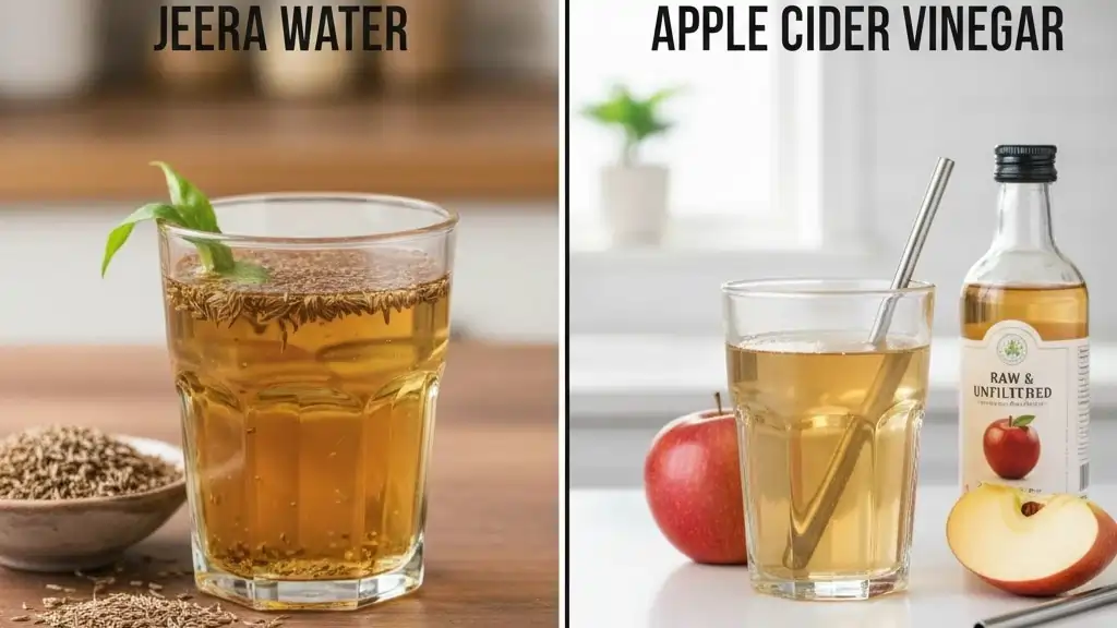 Jeera water vs apple cider vinegar Jeera water vs apple cider vinegar