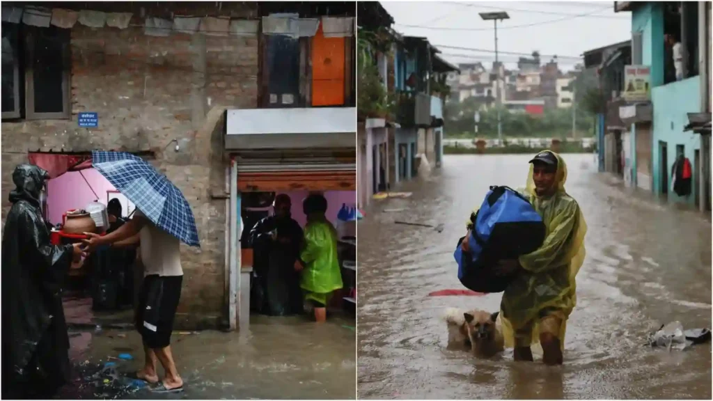 Nepal 2025 தொடர் கனமழை, வெள்ளப்பெருக்கு..!! தத்தளிக்கும் நேபாளம்..!! பலி எண்ணிக்கை 47ஆக உயர்வு..!!