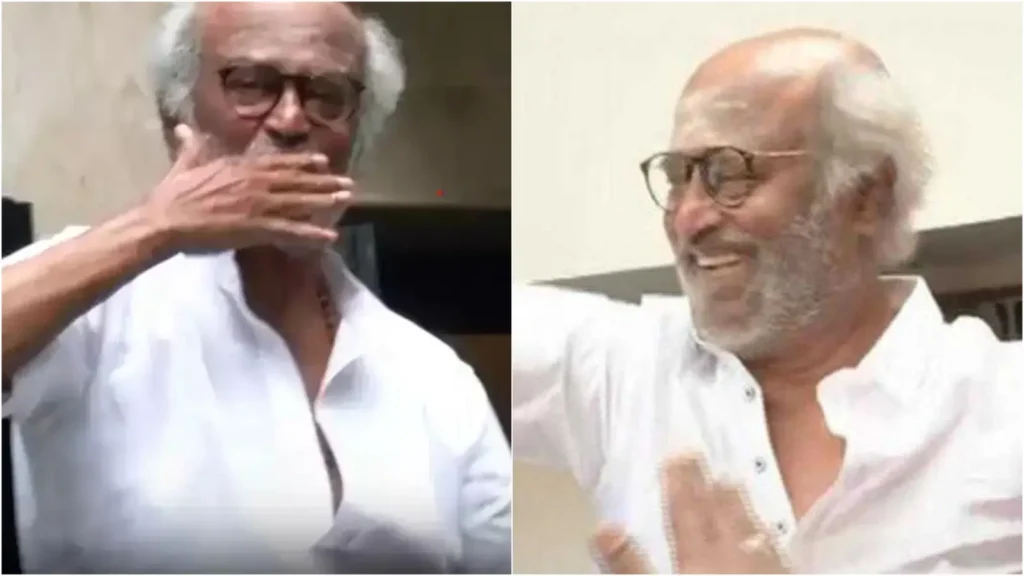 Rajini 2025 “தலைவா எங்களை பாரு தலைவா”..!! மாஸ் என்ட்ரி கொடுத்த ரஜினி..!! வீட்டின் முன்பு குவிந்த ரசிகர்களுக்கு தீபாவளி வாழ்த்து..!!