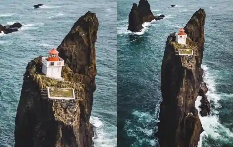 dangerous light house உலகின் மிகவும் ஆபத்தான இடம் இதுதான்! கடலுக்கு நடுவே மலை உச்சியில் அமைந்துள்ள இந்த இடம் பற்றி தெரியுமா?