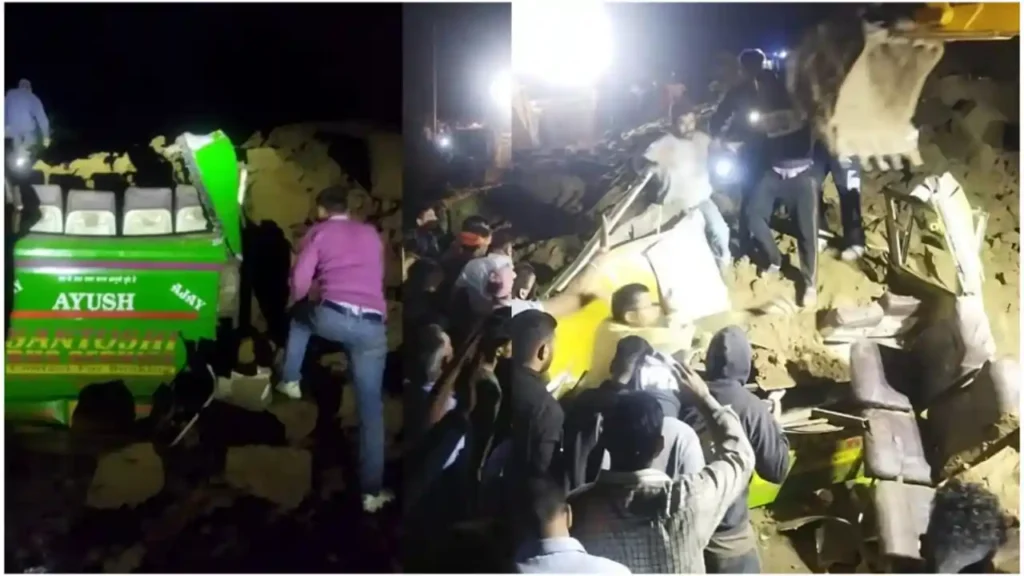 himachal landslide பெரும் சோகம்!. நிலச்சரிவில் சிக்கிய பேருந்து!. மண்ணுக்குள் புதைந்த 18 பயணிகள் பலி!. பிரதமர், ஜனாதிபதி இரங்கல்!