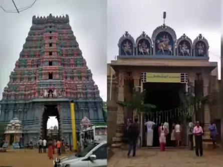 kalaiyarkovil temple மூன்று மூலவர்.. மூன்று அம்மன்.. செல்வ வளம் தரும் சொர்ண காளீஸ்வரர் கோவில்..!! எங்க இருக்கு தெரியுமா..?