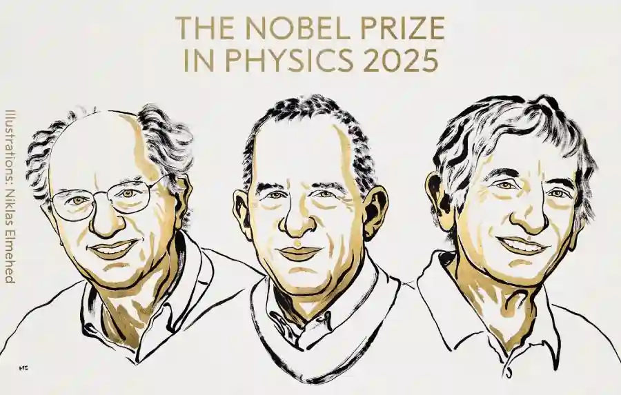 nobel 2025-ம் ஆண்டு இயற்பியலுக்கான நோபல் பரிசு 3 பேருக்கு அறிவிப்பு.. யார் யார் தெரியுமா?