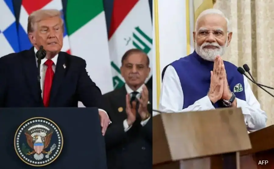 trump modi sharif ‘எனது நல்ல நண்பர்’: எகிப்தில் பிரதமர் மோடியை பாராட்டிய ட்ரம்ப்; பின்னால் பாகிஸ்தான் பிரதமர்!