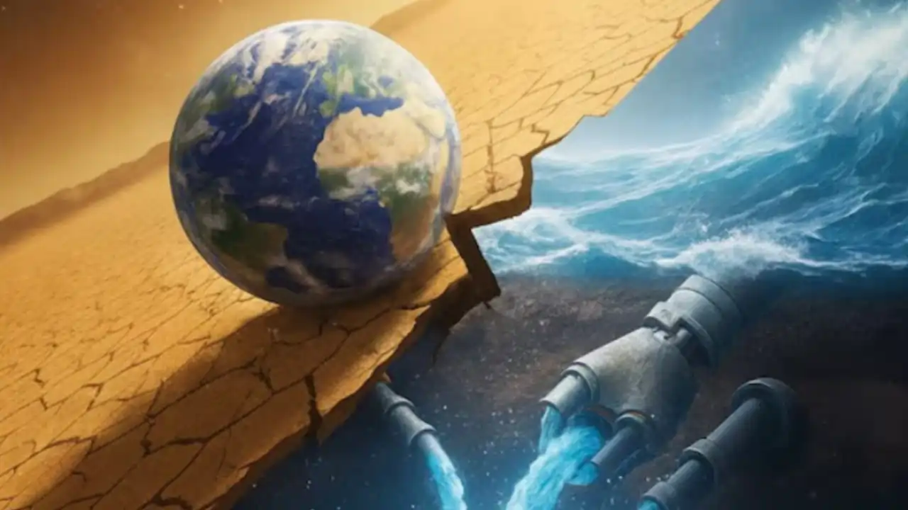 Earth axis has tilted by 31.5 inches