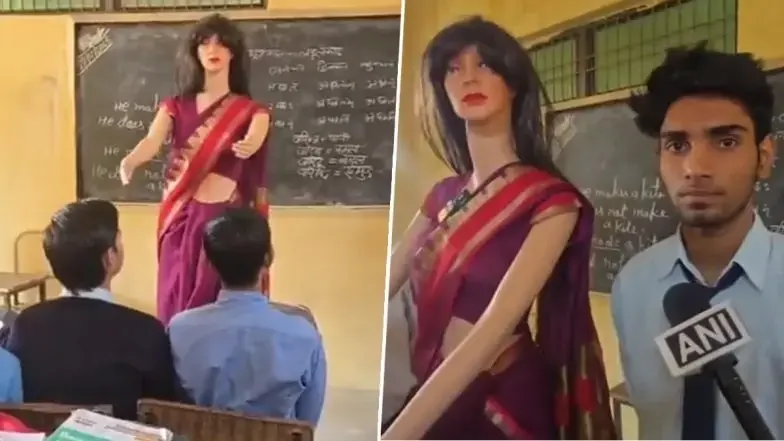 அசத்தல்..! AI ஆசிரியை ரோபோவை உருவாக்கிய 17 வயது மாணவர்;  வீடியோ வைரல்!