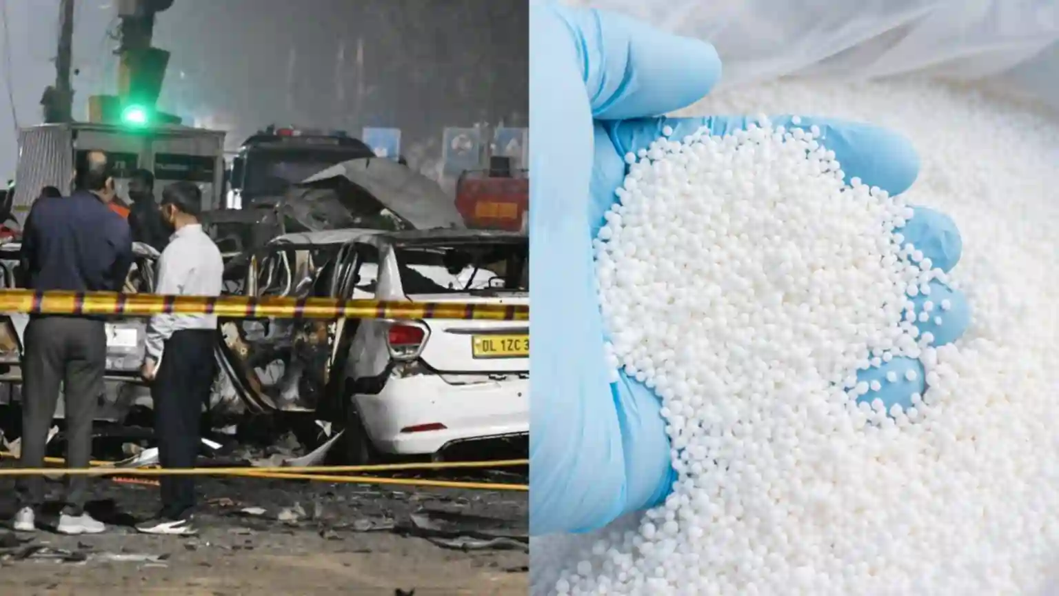 delhi blast Ammonium Nitrite