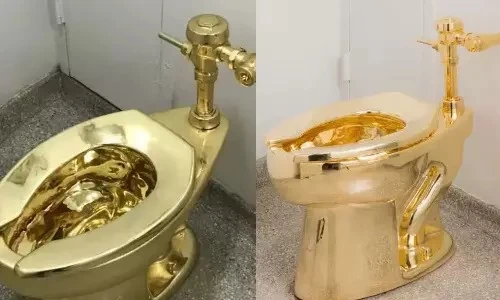 அடேங்கப்பா!. தங்கத்தில் டாய்லெட்!. விலை எவ்வளவு தெரியுமா?. வைரல் போட்டோஸ்!