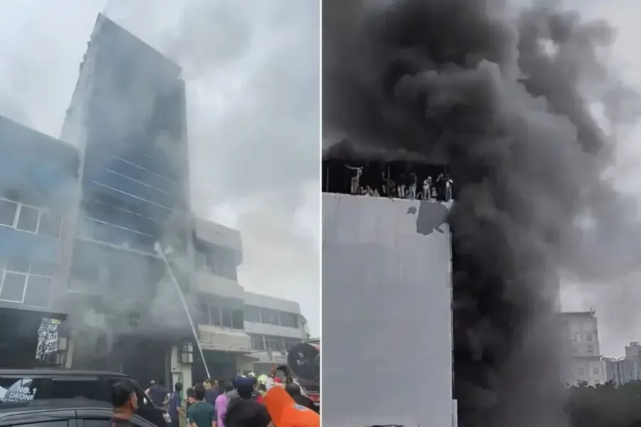 20 பேர் உடல் கருகி பலி.. பலர் காயம்.. 7 மாடி கட்டிடத்தில் பயங்கர தீ விபத்து;  இந்தோனேசியாவில் பெரும் சோகம்..!