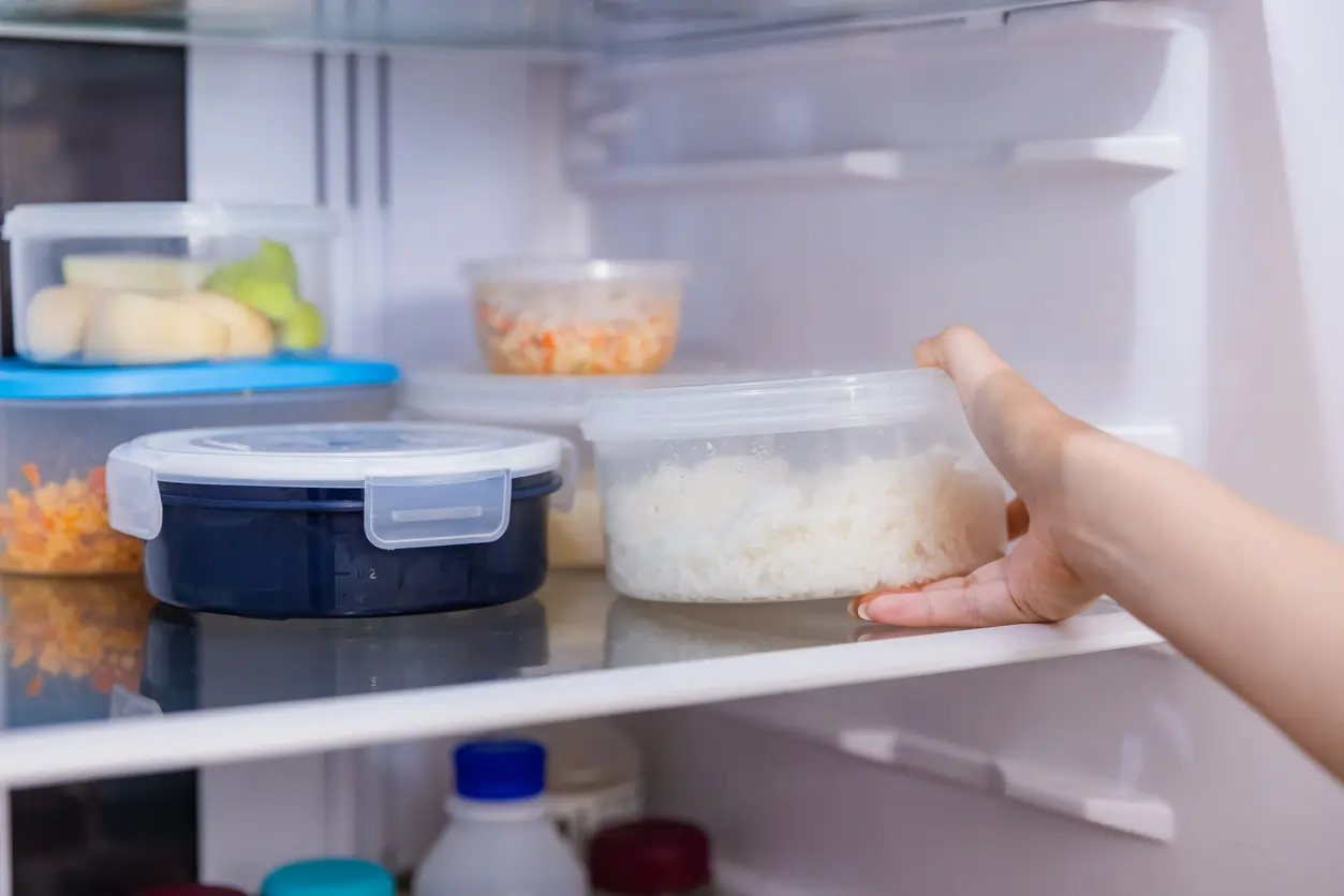 rice in fridge