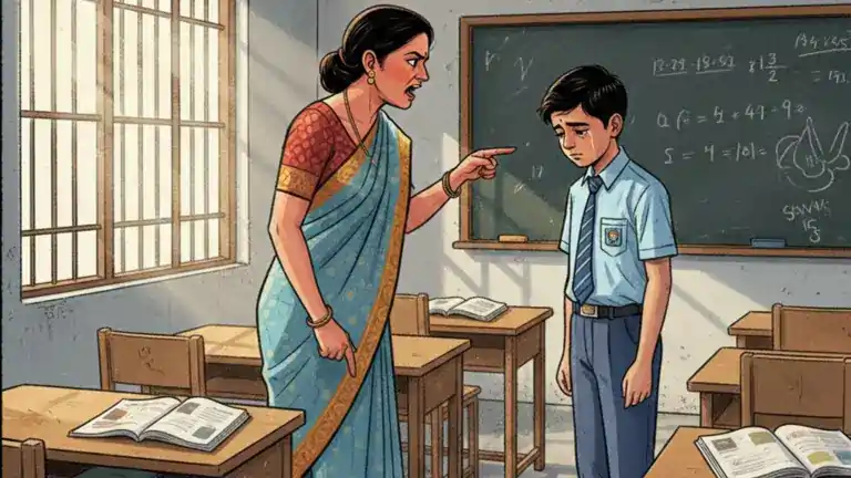 teacher beats student