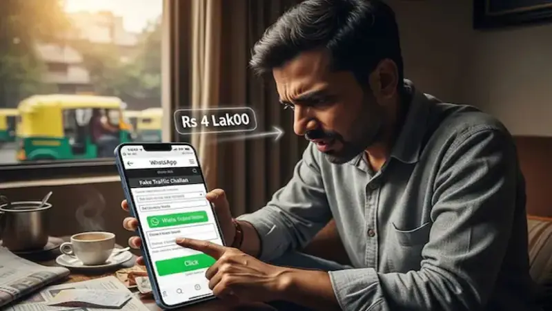 Fake traffic challan scam