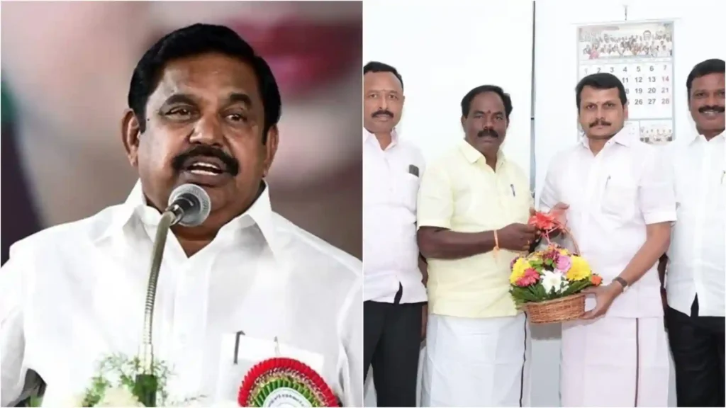 கரூரில் அதிமுக நிர்வாகிகளை கூண்டோடு தூக்கிய செந்தில் பாலாஜி..!! அதிர்ச்சியில் ஆடிப்போன இபிஎஸ்..!!