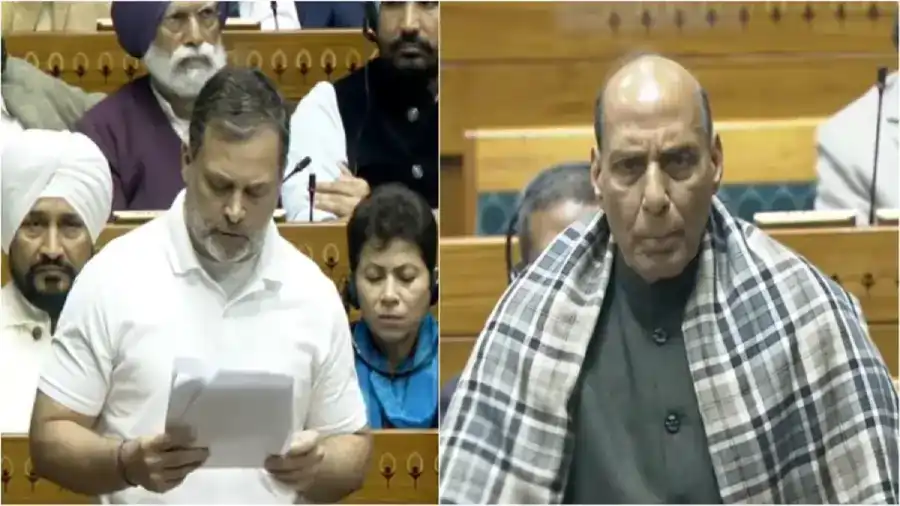 rahul gandhi and rajnath singh