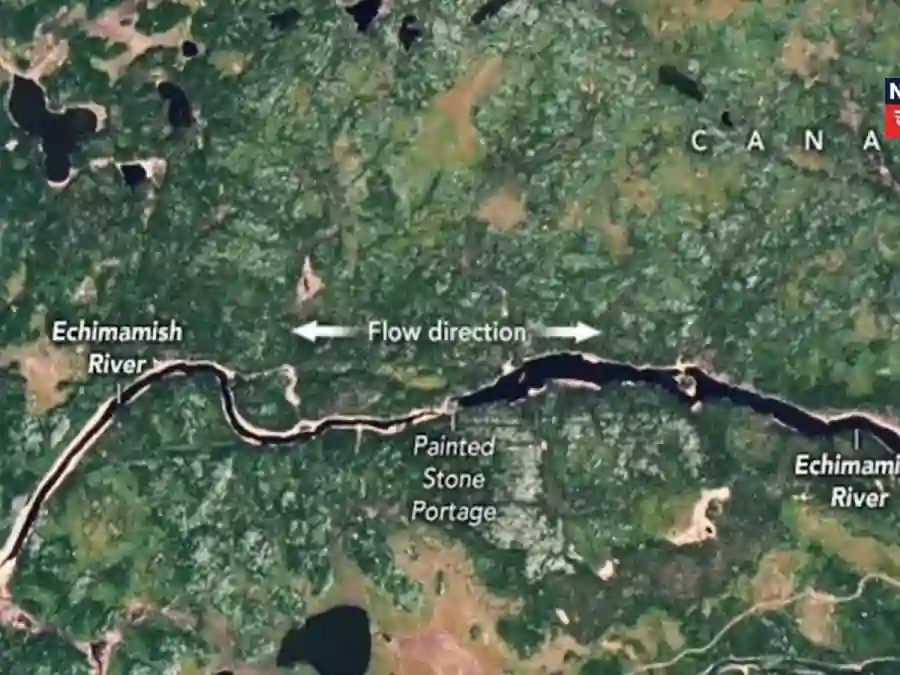 ஒரே நேரத்தில் இரு திசைகளிலும் பாயும் அதிசய நதி! அதன் ரகசியம் என்ன..? வியக்க வைக்கும் தகவல்..!