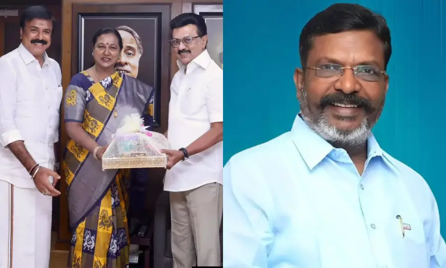 அரசியல் பகைவர்களின் கனவில் மண் விழுந்தது..! திமுக – தேமுதிக கூட்டணி குறித்து திருமாவளவன் மகிழ்ச்சி..!