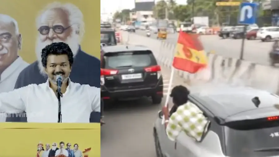 tvk vijay car tvk vijay car